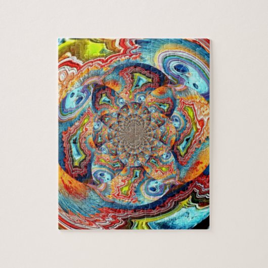 Das Gesamtherausforderungs-Fraktal-Puzzlespiel Puzzle (Vertikal)