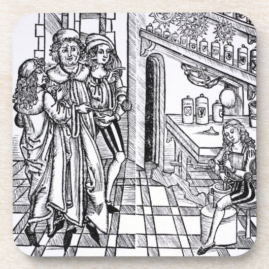 Das Geschäft des Apothekers, von "DAS Buch der Getränkeuntersetzer (Vorderseite)