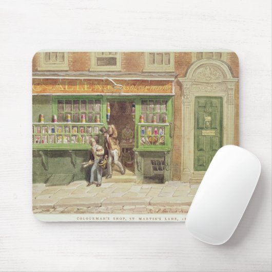 Das Geschäft des Colourmans, St Martin Weg, 1829 Mousepad (Mit Mouse)