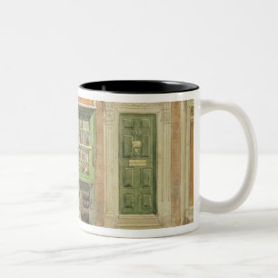 Das Geschäft des Colourmans, St Martin Weg, 1829 Zweifarbige Tasse