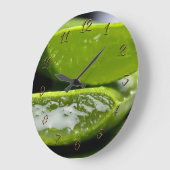 Das Geschäft des Herbalists Große Wanduhr (Winkel)