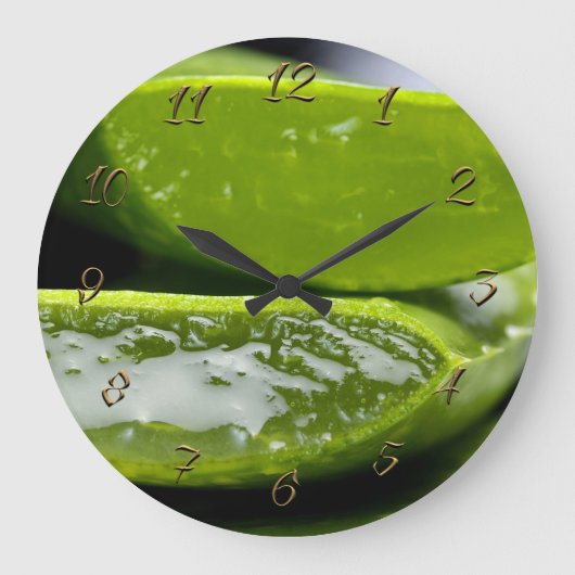 Das Geschäft des Herbalists Große Wanduhr (Vorderseite)