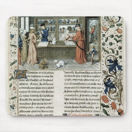 Das Geschäft des Juweliers, von Lapidaire de Mousepad (Vorne)