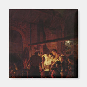 Das Geschäft eines Schmiedes, 1771 Magnet