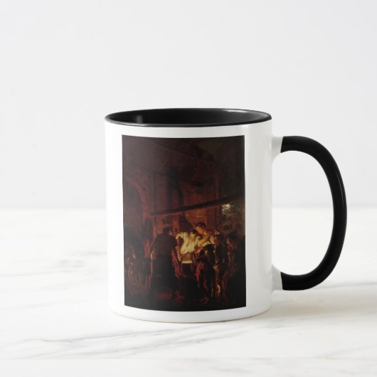 Das Geschäft eines Schmiedes, 1771 Tasse (Rechts)