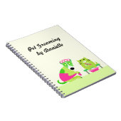 Das Geschäft Haustiergroomers Notizblock (Rechte Seite)