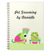 Das Geschäft Haustiergroomers Notizblock (Vorderseite)