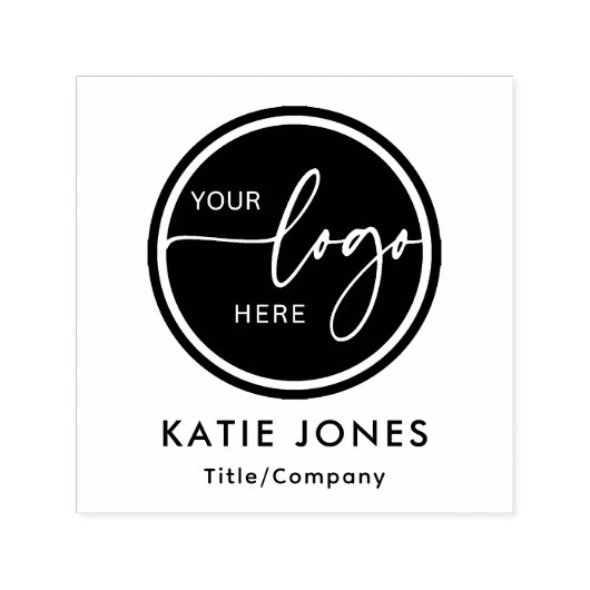 Das Geschäft mit Schwarzweiß-Logos für benutzerdef Permastempel (Design)