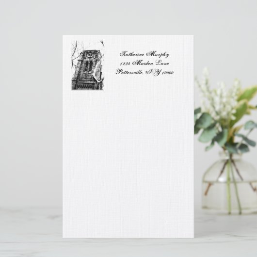 Das Geschäften "Der Glockenturm" Briefpapier (Stehend Vorderseite)