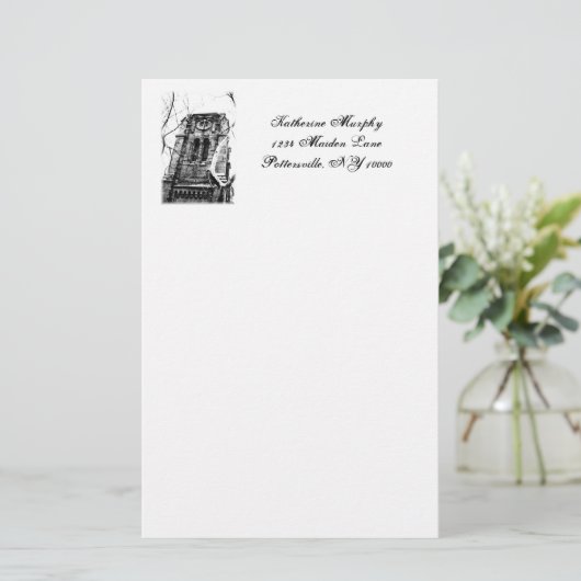 Das Geschäften "Der Glockenturm" Briefpapier (Stehend Vorderseite)