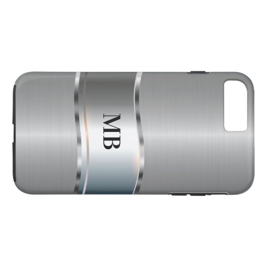 Das Geschäfts-berufliches Monogramm der Männer Case-Mate iPhone Hülle (Rückseite (Horizontal))