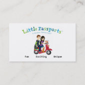 Das Geschäfts-Karte des kleinen Pass-Agenten Visitenkarte (Rückseite)