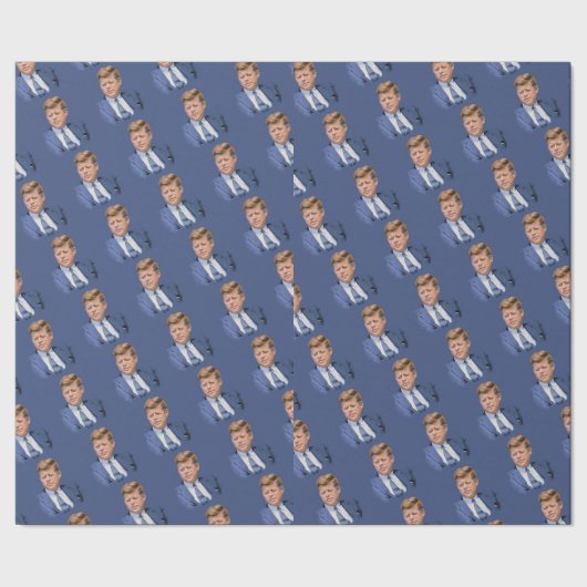 Das Geschenk der JFK Geschenkpapier (Saum)