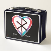 Das Geschenk der Liebe Bindrune #RuneKids Metall Brotdose (Rückseite)