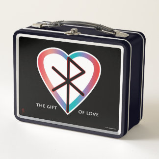 Das Geschenk der Liebe Bindrune #RuneKids Metall Brotdose