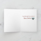 Das Geschenk der Liebe - Weihnachtskarte Feiertagskarte (Innenseite)