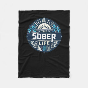 Das Geschenk der Sobriety Fleecedecke