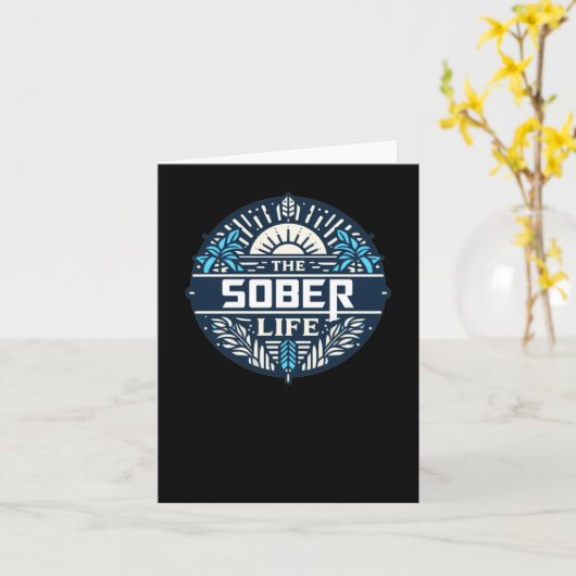 Das Geschenk der Sobriety Karte (Gelbe Blume)