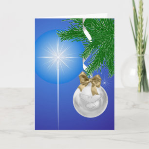 Das Geschenk der Weihnachtsfeiertags-Gruß-Karte Feiertagskarte