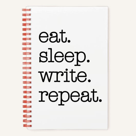 Das Geschenk des Autors im Writer-Journal Notizblock (Vorderseite)