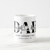 Das Geschenk des besten Vaters der Welt Kaffeetasse (Mittel)