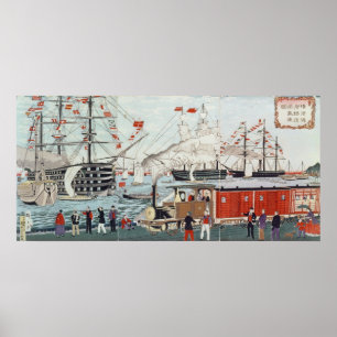 Das Geschenk des Flottenadmiral-Perrys einer Poster