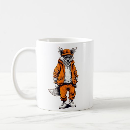 Das Geschenk des Fox Lover an die Tiere Kaffeetasse (Links)