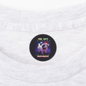 Das Geschenk des Glücks Welpe 25. Dezember Weihnac Etiketten (Befestigt)