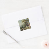 Das Geschenk des Hirten oder das Nest Quadratischer Aufkleber (Umschlag)