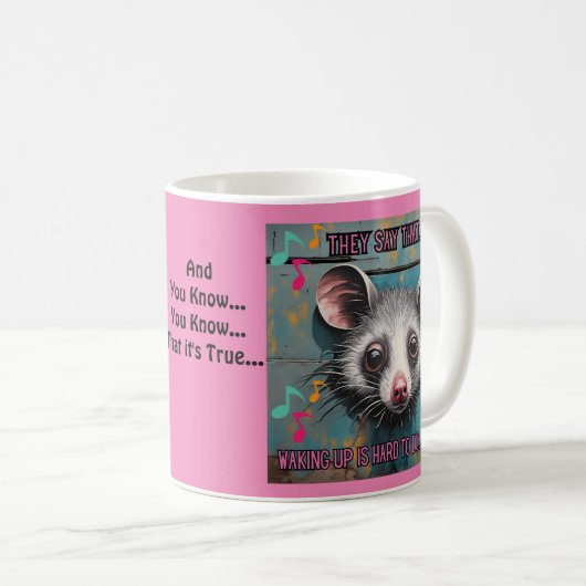 Das Geschenk des Kaffees Lover. Caffiene Addicts Kaffeetasse (VorderseiteRechts)