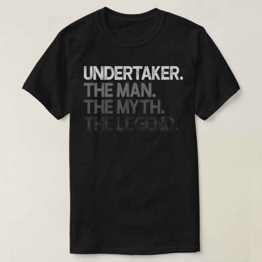 Das Geschenk des Man Myth Legend T-Shirt (Design vorne)