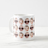 Das Geschenk des modernen Fotos Vater, Mutter Weih Kaffeetasse (Vorderseite Links)