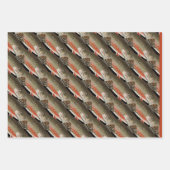 Das Geschenk des modernen Schwarzen und Rosten Fis Geschenkpapier Set (Vorderseite 2)