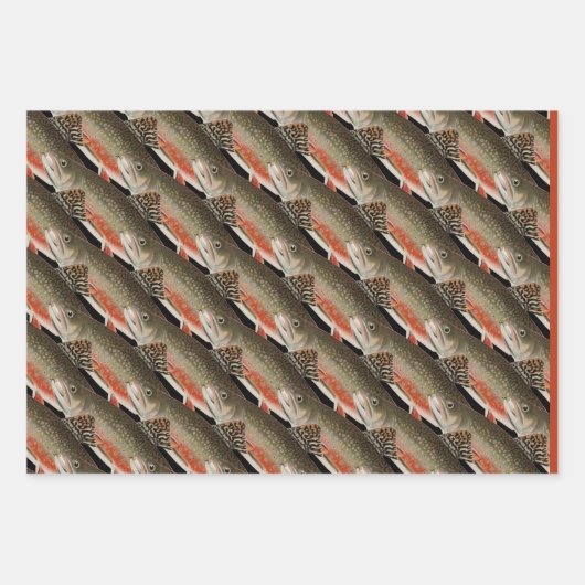 Das Geschenk des modernen Schwarzen und Rosten Fis Geschenkpapier Set (Vorderseite 2)