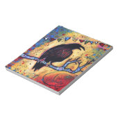 Das Geschenk des Raven Notizblock (Rotiert)