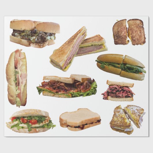 Das Geschenk des Sandwich-Packpapiers Geschenkpapier (Flach)