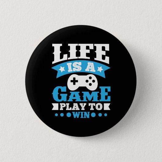 Das Geschenk des Spielers ist ein Spiel Button (Vorderseite)