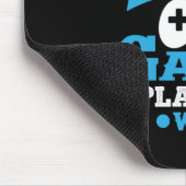 Das Geschenk des Spielers ist ein Spiel Mousepad (Ecke)