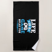 Das Geschenk des Spielers ist ein Spiel Strandtuch (Vorderseite)