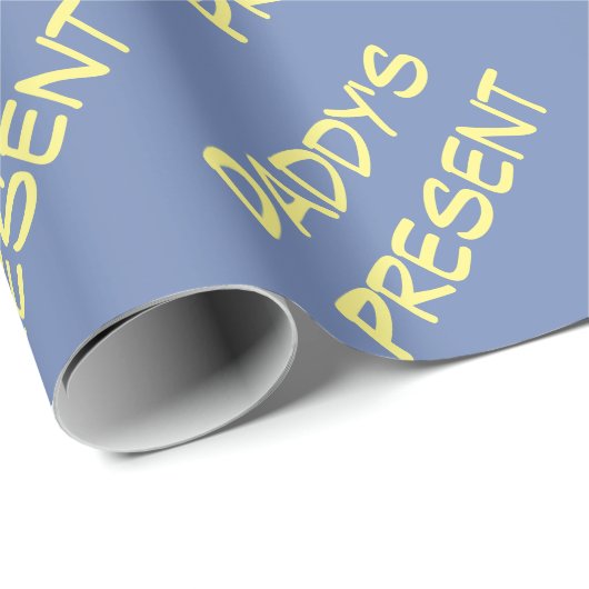 Das Geschenk des Vatis Geschenkpapier (Rolleneckpunkt)