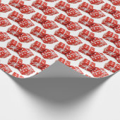 Das Geschenk des Würfels Papier Geschenkpapier (Ecke)