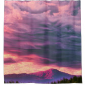 Das Geschenk einer Abend-Rose Duschvorhang (Vorderseite)