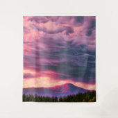 Das Geschenk einer Abend-Rose Wandteppich (Vorderseite)