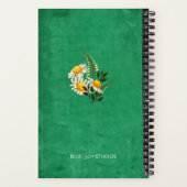 Das Geschenk eines Gartenjournals Notizblock (Rückseite)