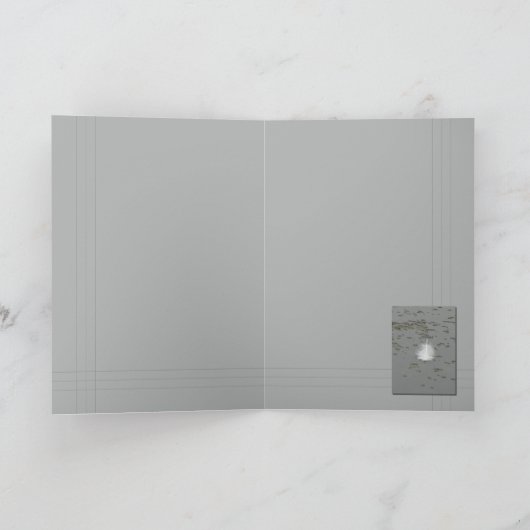 Das Geschenk eines Schwans Karte (Innenseite)
