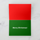 Das Geschenk! Feiertagskarte (Innenseite)