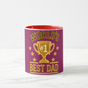Das Geschenk für den besten Papa der Welt zum Vate Tasse