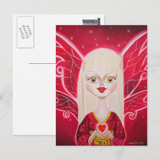 Das Geschenk Postkarte (Vorne/Hinten)