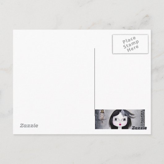 Das Geschenk Postkarte (Rückseite)