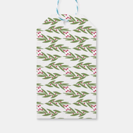 Das Geschenk-Tag der Feiertage Geschenkanhänger (Rückseite)